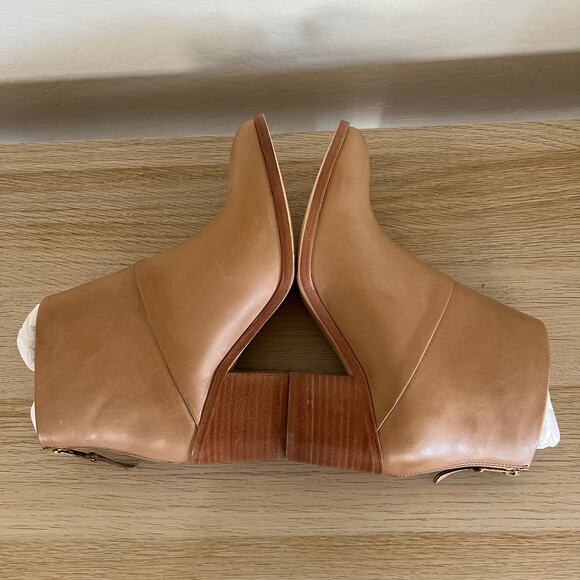 Nisolo Dari Boot Almond Leather Ankle Boots Size 8.5 New in Box - Picture 6 of 8